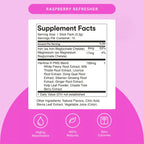 MIXHERS Hertime PMS - Supports a Healthy Menstrual Cycle - with Minerals, Peony Roots, Siberian Ginseng - Sugar-Free - 15 Drink Packets - Raspberry Lemonade
