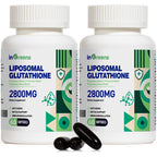 inGreens 2800 MG Liposomal Glutathione Supplement, Detoxifying & Immune, Aging Defense, Energy, Glutathione Unique Formulation Reduced