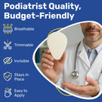 12-Pack Metatarsal Foot Pads for Pain Relief - 1/4” Thick, Ball of Foot Cushions for Women and Men, Forefoot and Sole Support, Metatarsalgia Mortons Neuroma. Metatarsal Pads Ball of Foot Cushions.