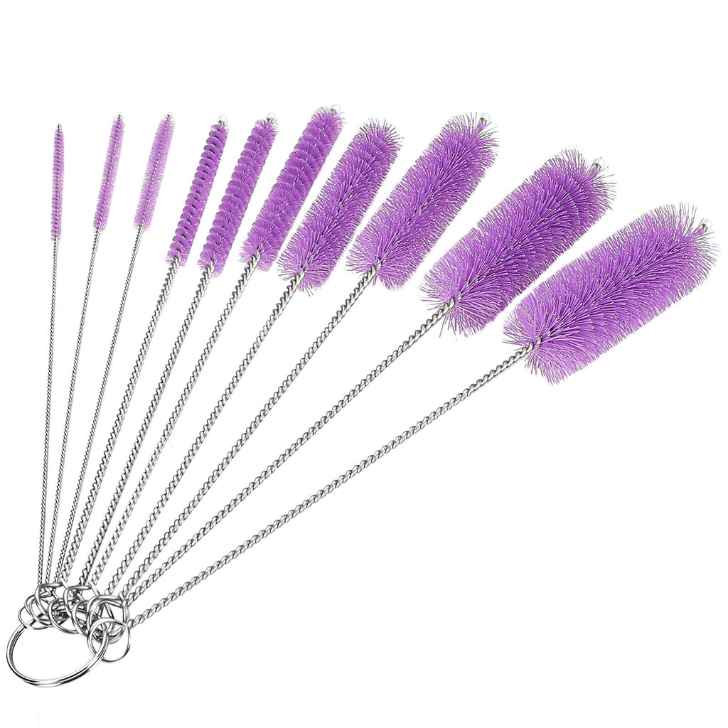 CiaraQ Bottle Cleaning Brushes, 8 Inch Nylon Tube Brush Set