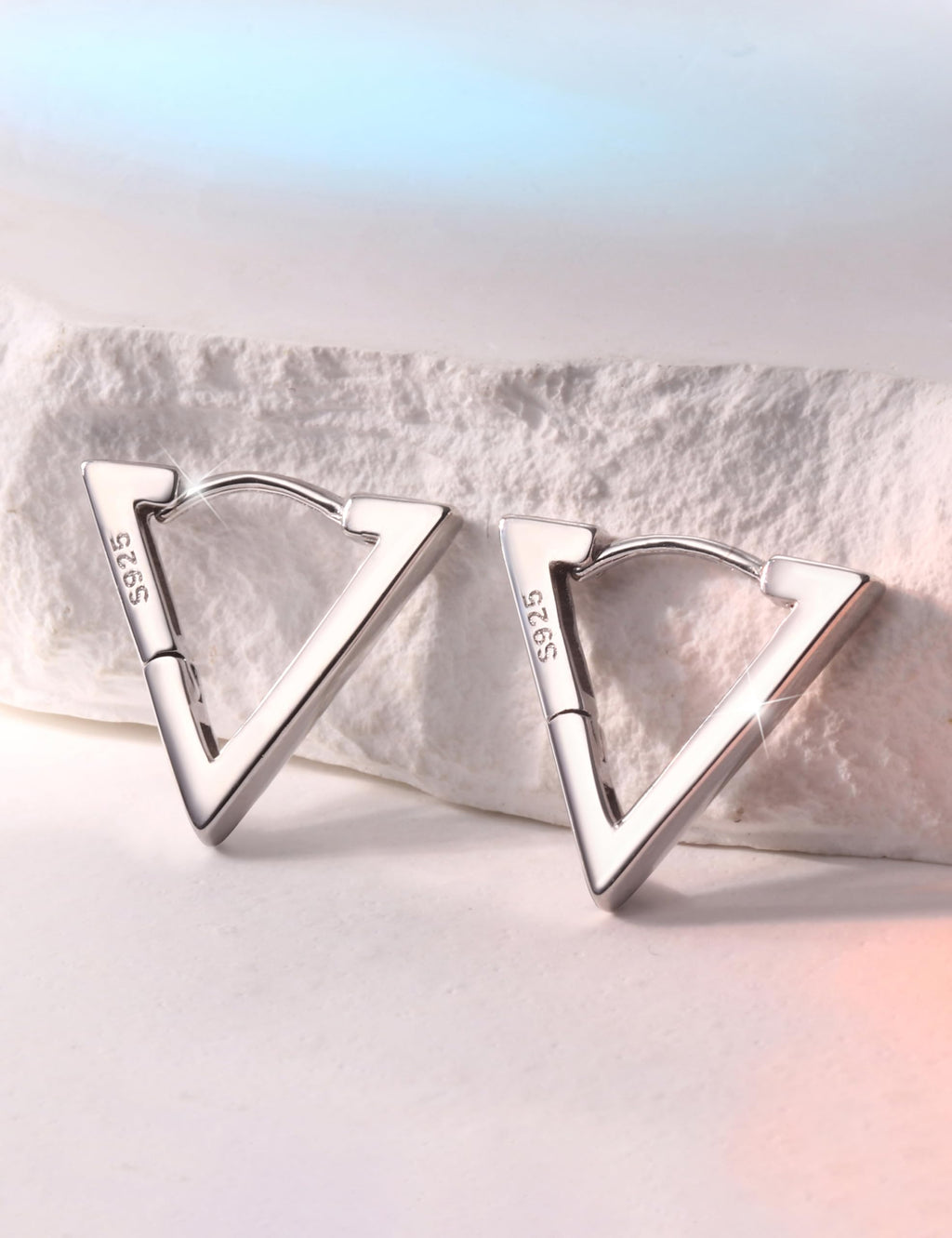 MILACOLATO Solid 925 Sterling Silver Small Huggie Hoop Earrings for Women