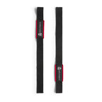 Gymreapers Lifting Wrist Straps for Weightlifting, Bodybuilding, Powerlifting, Strength Training, & Deadlifts - Padded Neoprene with 18" Cotton (Black/Red)