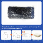 JZHLLA Foldable Fall Protection Mat for Elderly Blue Waterproof Non Slip Floor Mats with High-Resilience Foam 72 * 24 * 2 Inch Bedside Floor Mats for Elderly, Handicap, Senior