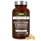 Igennus Methylated Multivitamin for Women 50+, Calcium & Magnesium for Bone Support, Sustained Release & Active B-Vitamins, Iron-Free Formula, Antioxidant Support, Clean Label, 60 Tablets