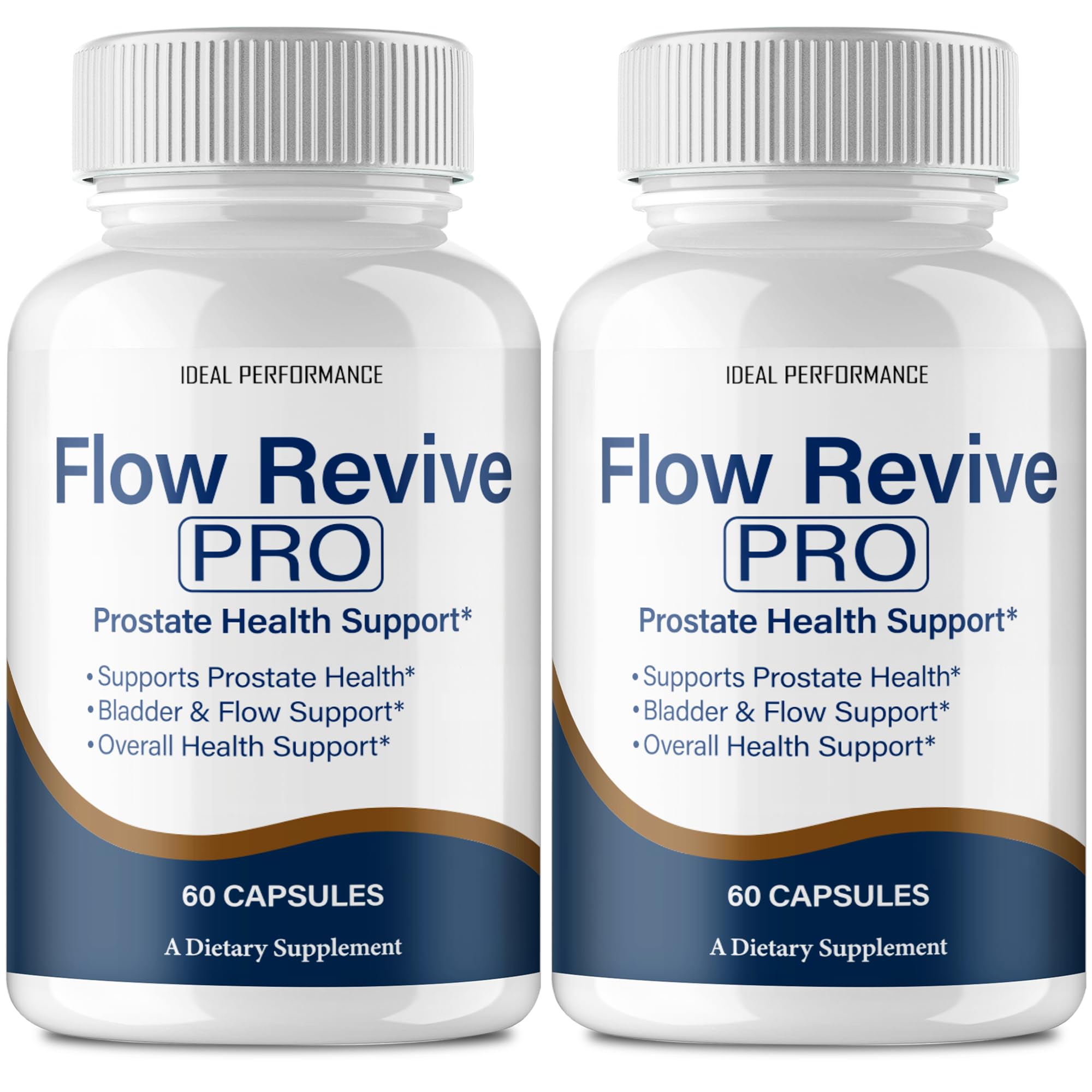Flow Revive Pills, FlowRevive Supplement, Flow Revive Prostate Supplement Capsules - Maximum Strength Daily Wellness & Comfort, All Natural FlowRevive Pro Health & Wellness Reviews (2 Pack)
