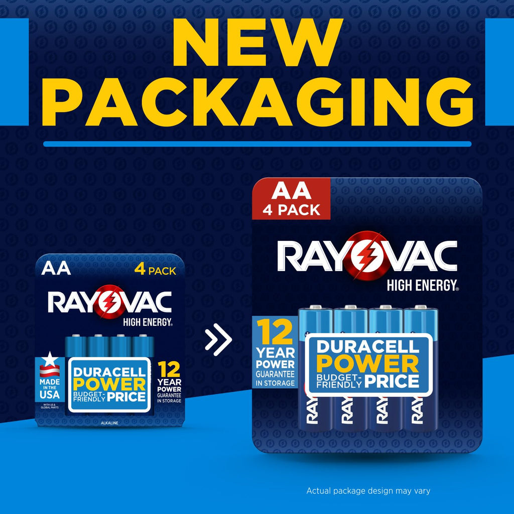 Rayovac AA Batteries, Double A Battery Alkaline, 60 Count