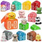Farm Animal Toys for Toddler 1-3 Year Old, Montessori Toy Gift for Boy Girl