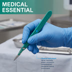 MED PRIDE Disposable Surgical Scalpels, Sterile, #11 Steel Blade, 10-Pack