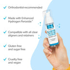 EverSmile AlignerFresh Original Clean Foam – Cleaner Compatible w/Invisalign and All Clear Aligners & Retainers – Eliminates Bacteria, Whitens Teeth, Fights Bad Breath – 50ml (1 Pack)