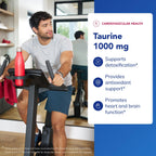 Pure Encapsulations Taurine 1,000 mg - Supports Heart Health & Detox - Essential Amino Acid - Liver & Gallbladder Health* - Vegan & Gluten Free - 120 Capsules