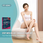 Fit Geno Arch Support for Plantar Fasciitis Pain Relief - Upgraded Non-Slip barefoot arch support for women - Adjustable Compression brace w/Gel Pads for Flat Feet High & Fallen Arch, Nude