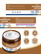 Magnesium Lotion with Arnica, MSM & Boswellia – Cooling Comfort & Relaxation, Magnesium Cream for Muscles & Joints – Ideal for Legs or Feet - Safe for Kids – 6 fl oz