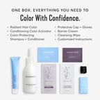 Madison Reed Radiant Hair Color Kit - 9N Medium Neutral Blonde (Nocera Blonde), Dimensional Gray Hair Blending Permanent Hair Dye, PPD-Free & Ammonia-Free, 1 Pack