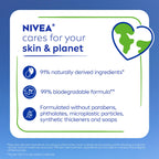 NIVEA Refreshing White Peach and Jasmine Body Wash with Nourishing Serum, Scented Body Wash for Women, Enriched with Provitamin B5 and Vitamin E, 20 Fl Oz Bottle, 3 Pack