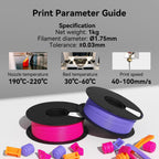 kexcelled PLA Filament 1.75mm,Wine Red PLA 3D Printer Filament 1kg Spool (2.2lbs),3D Printing Filament Dimensional Accuracy +/-0.03mm,Compatible with Most FDM Printers