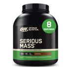 Optimum Nutrition Serious Mass, Weight Gainer Protein Powder, Mass Gainer, Vitamin C and Zinc for Immune Support, Creatine, Chocolate, 6 Pound (Packaging May Vary)