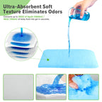 Commode Liners With Absorbent Pads - 60 Bedside Commode Liners & Pads,Medical Grade Pack Commode Liners,Adult Potty Chair Liners Bedside Commode Liners Disposable,Universal Fit All Standard