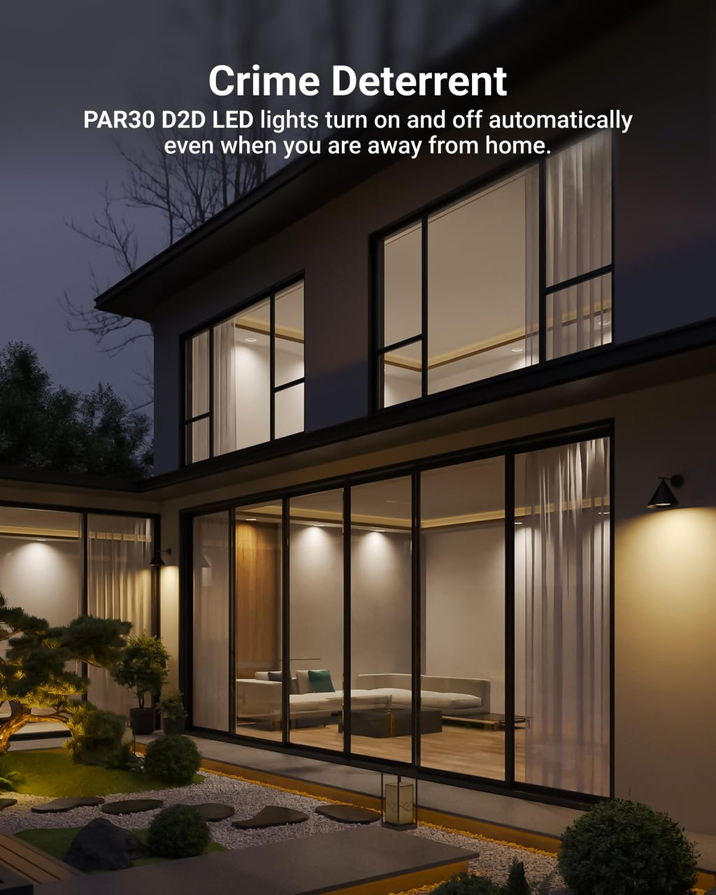 Sunco 4 Pack PAR30 LED Dusk to Dawn Light Bulbs, 850 Lumens, 11W, 4000K Cool White, Non-Dimmable, E26, Wet Rated Outdoor Flood Light Bulb with Photocell Sensor, for Porch, Patio, Backyard, UL