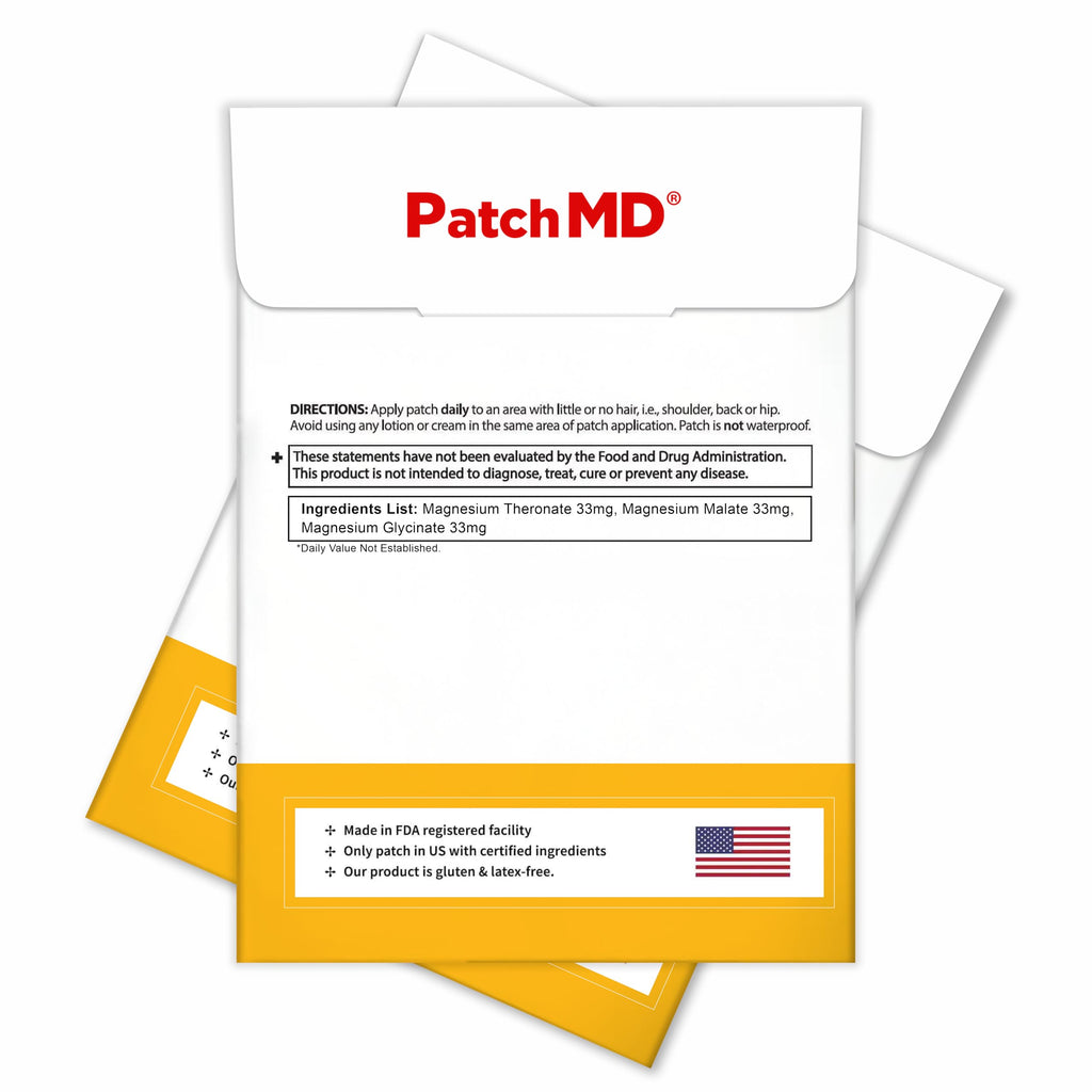PatchMD - Tri-Mag Complex Topical Patch - 30 Day Supply