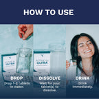 Active H2 Ultra Hydrogen Water Tablet - Optimize Health, Support Immunity, and Balance Antioxidants with Benefits of Molecular Hydrogen (1 Bottle, 60 Tablets)