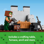 LEGO Minecraft The Wolf Stronghold Fortress Playset, Video Game Toy for Boys and Girls, Action Packed Castle Building Set with Minecraft Minifigures, Minecraft Toy Gift for Kids Ages 8 and Up, 21261