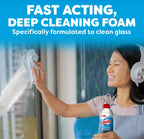Windex Fast Shine Foam Glass Cleaner, No-Drip Windows, Doors, Mirrors & Countertops Aerosol Cleaning Spray, Streak-Free Shine, Removes Fingerprints, Dust, Dirt, Grime & More 19 oz (Pack of 1)
