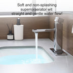 Chrome Bathroom Faucet YXOCVIR Single Hole with Pop-Up Bathroom Drain Single Handle Bathroom Faucet Suitable for Vanity Sinks, RV, Farmhouses, Suitable for 1 or 3-Hole Installation