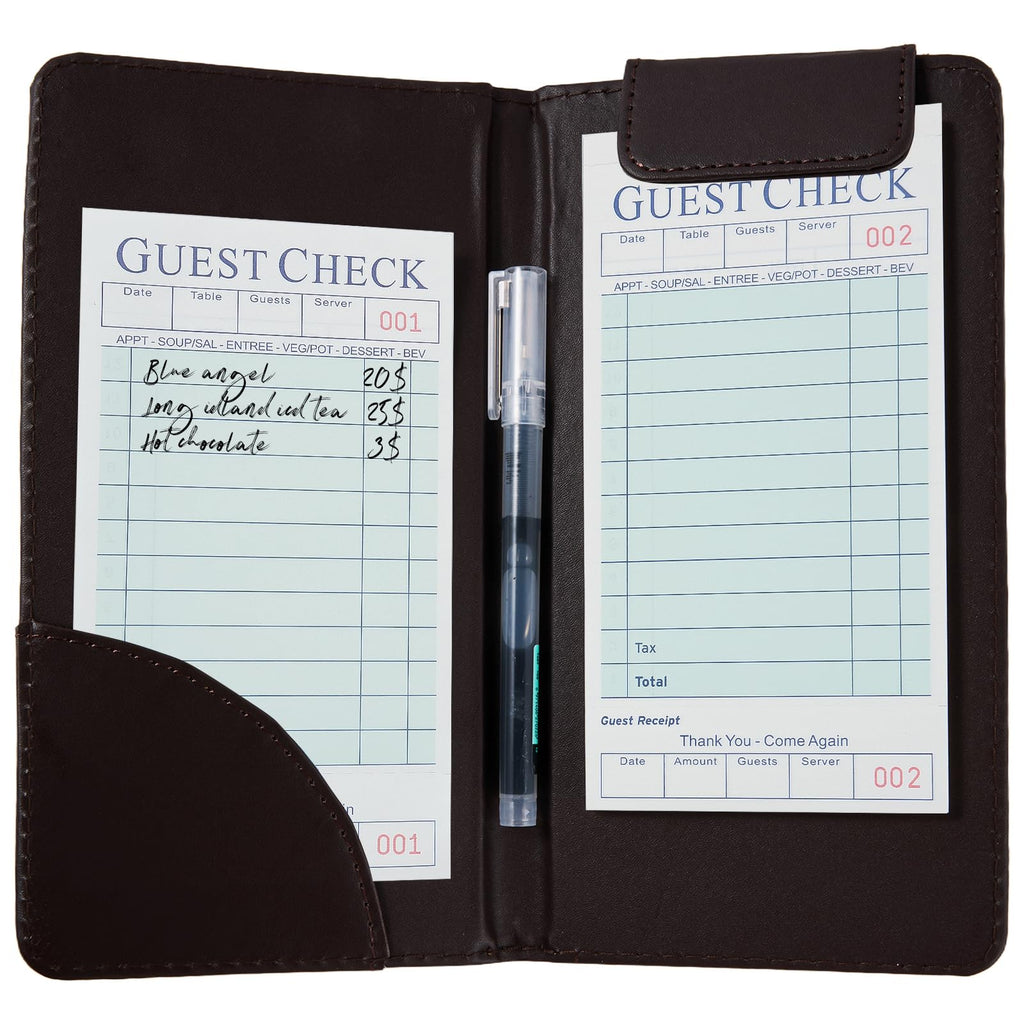 XKDOUS 30 Pack Server Books, Server Note Pads, Guest Check Books for Servers, Waitress Notepads for Restaurants, 1500 Orders Total