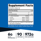 Nutricost BCAA Powder 2:1:1 (Raspberry Lemonade, 90 Servings)