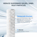 BLUERISE 5 Micron 10" x 2.5" Wire Wound Sediment Filter Cartridge 6-Pack