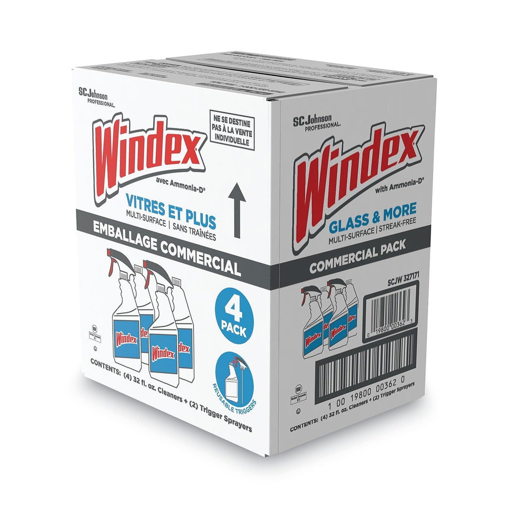 SC Johnson Professional Windex Glass & More 32oz Refill