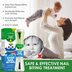 Nail Biting Treatment for Kids, Thumb Sucking Stop for Kid, Nail Polish for Kid Stop Sucking and Biting Nails, Day Night Care