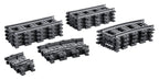 LEGO City Tracks - Train Track Expansion Set - Additional 20 Pieces Compatible with Our Sets - 8 Straight, 4 Curved, & 8 Flexible Tracks - 60205