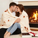 SeaRoomy 60 inches Burrito Tortilla Blanket, Funny Food Throw Blanket
