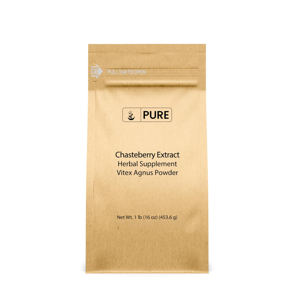 PURE ORIGINAL INGREDIENTS Chasteberry Extract (1lb) Vitex Agnus-Castus Tree, Non-GMO