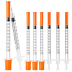 Neeiotm U-100 1ml 31G 5/16" Syringes, Individually Wrapped, 30 Pack