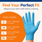 Supmedic Soft Max Medical Nitrile Exam Gloves Powder-Free Blue 100 Pcs (L)