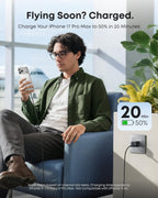 Anker iPhone Charger, 45W Type C Fast Charging, USB C Charger Block