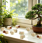 Jxpinet 150 Pcs Mini Sheep Figurines Mini Resin Sheeps for Bonsai Micro Landscape Home Garden Decor Craft