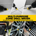 Holikme 6Pc Drill Brush Set - Soft Bristles with Extension for Home Clean