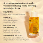 goop Beauty Hair Serum | Hair Moisturizer for Frizzy & Dry Hair | Vitamin C, Sea Buckthorn Oil, and Plumeria Monoi Oil | 0.5 fl oz | Hair Detangler to Help Shine & Texture | Paraben and Silicone Free