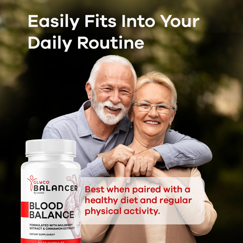 Glyco Balancer Capsules - Official GlycoBalancer Supplement Support Pills Advanced Formula All Natural Premium Ingredinets for Health Support Vitamins and Wellness, 60 Capsules for 1 Month