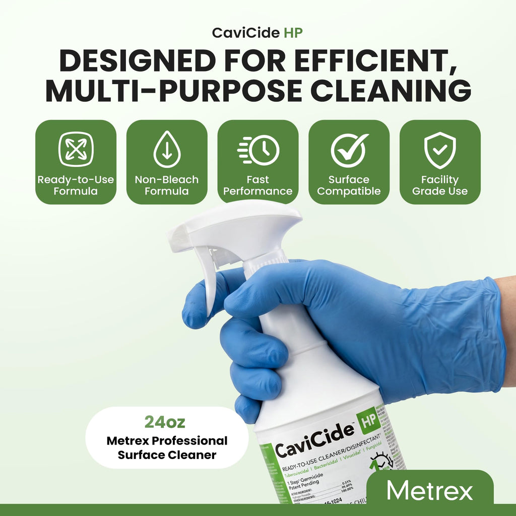 Metrex CaviCide HP Hydrogen Peroxide Disinfectant, 24 Oz Spray, 1 Count