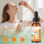 Liquid SAM E Drops, 2 Fl Oz,SAM-E(SAMe) Supplement 400MG S-Adenosyl-L-Methionine with Vitamin B6,B12,Folate,Joint Support & Liver Health，Pineapple Flavor,98% Absorption &Better Bioavailability,0 Sugar