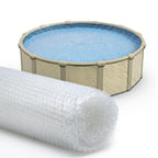 Sun2Solar Clear 24 ft Round Pool Solar Cover | 12 Mil | Heat Retaining Blanket for Inground & Above Ground Swimming Pools | Sun's Energy Heats Pool | Bubble Heating Blankets | 1200 Series