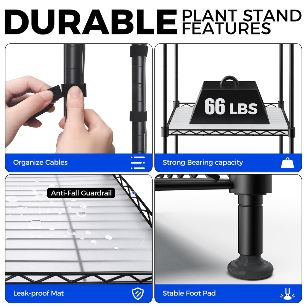 Barrina CX83 Plant Stand with Grow Lights, 6-Tier Shelf, 15.7x11.8x70.9IN