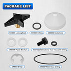 AUTOBABA CX900G Pool Filter Locking Knob Kit Compatible with Hayward Star Clear Plus Cartridge Filter Series C751, C900 & C1200, CX900DA Knob Kit with CX900D, CX900J, CX900H, CX900W, ECX1322A, CX900F