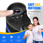 LET'S GO! Toys for 3+ Year Old Boys, Compact Waterproof Binocular for Kids Hunting-Hiking Presents for Kids Christmas Stocking Stuffers for 3-7 8-10 Year Old Grandkids Easter Toys for Boys Blue Gifts