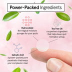 grace & stella Award Winning Pimple Patches for Face - Dermatologist Tested Acne Patches - Hydrocolloid Patch for Breakouts, Whiteheads - Vegan Acne Spot Treatment for Face (Invisible, 144 Count)