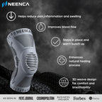 NEENCA Professional Knee Brace for Pain Relief, Medical Knee Support with Patella Pad & Side Stabilizers, Compression Knee Sleeve for Meniscus Tear, ACL, Joint Pain, Runner, Workout - FSA/HSA Eligible
